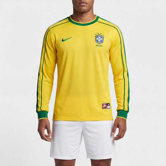 Jersey Brazil Retro 1998 Longsleeve Fan