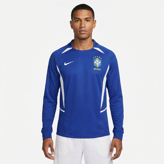 Jersey Brazil Retro 2002 Longsleeve Fan